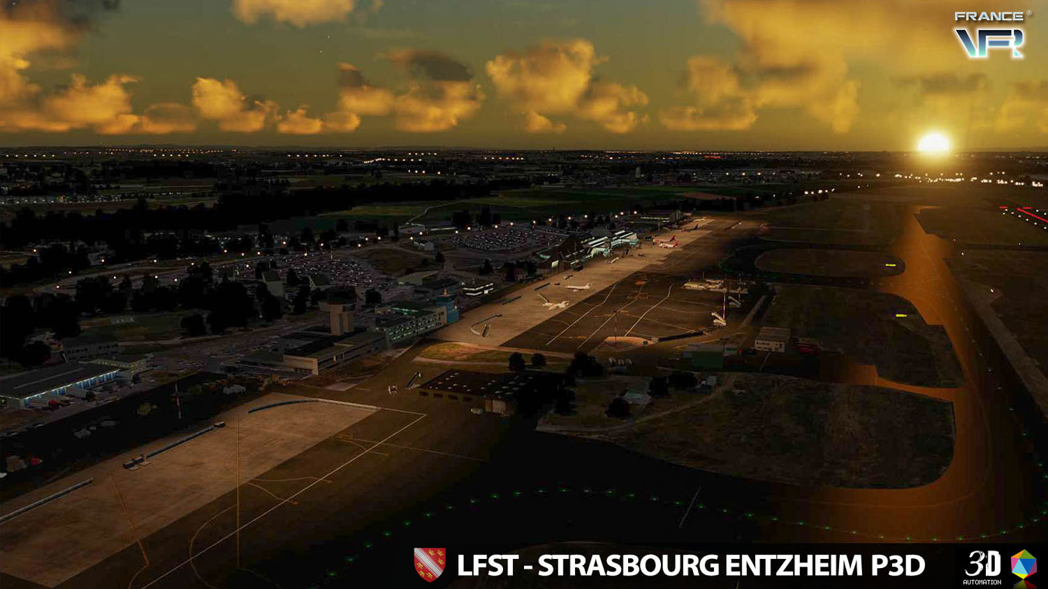 France VFR - LFST - Strasbourg Entzheim P3D